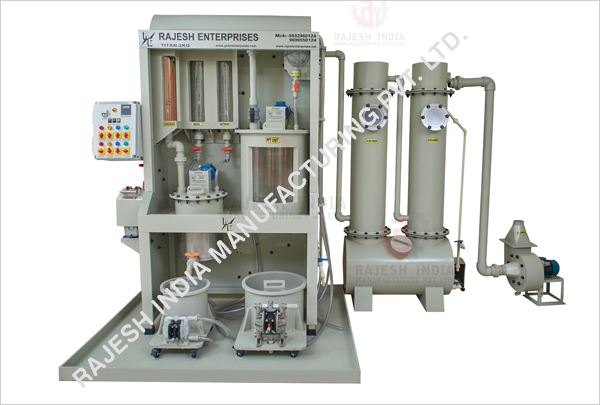 Gold refining machine